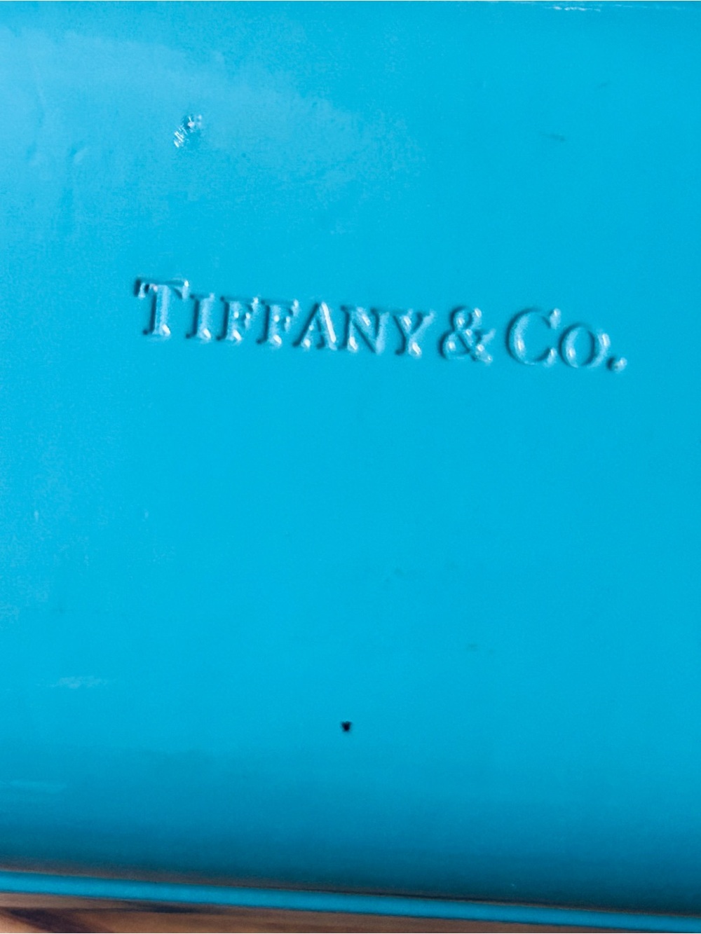 TIFFANY & Co. Blue Sunglasses Hard Case Large Authentic - Picture 4 of 8